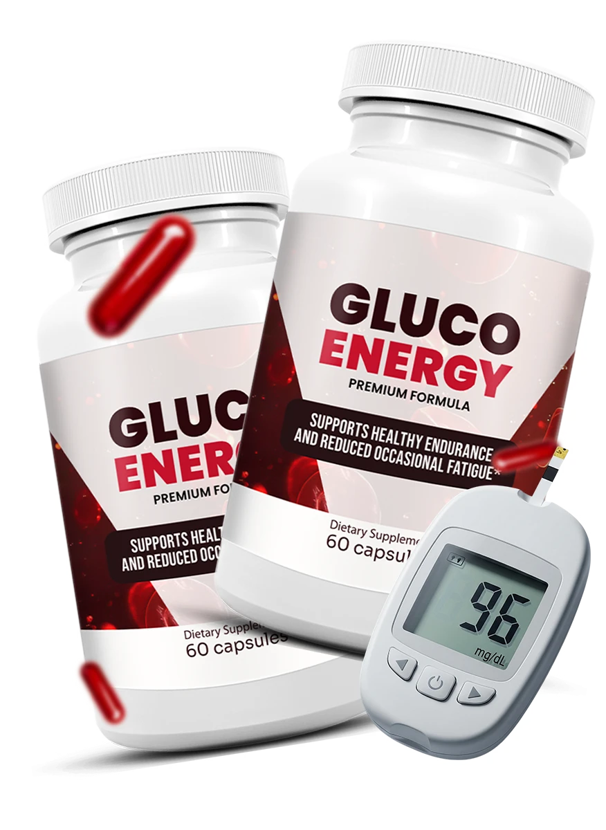 Gluco Energy blood sugar support supplement bottle